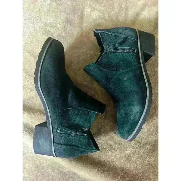 Reef Blue Suede Booties Women’s Size 7/EU 37.5 - Picture 3 of 8